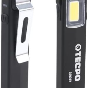 TECPO Mini LED Taschenlampe - 500 Lumen Werkstattleuchte mit langer Leuchtdauer für präzise Inspektionen