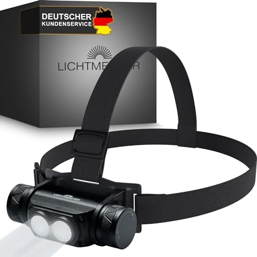 LICHTMEISTER® LED Taschenlampe 1000 Lumen mit 4000 mAh Akku – Perfekt für Camping und Outdoor Abenteuer