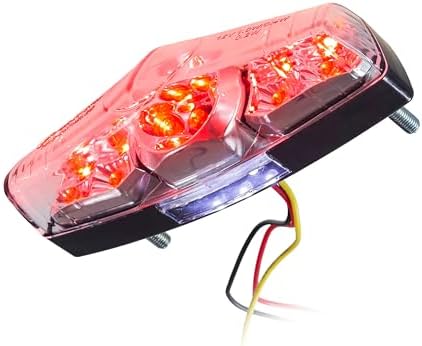 Lucas LED-Rücklicht - Getöntes Design mit KZB für stilvolle Motorradausfahrten