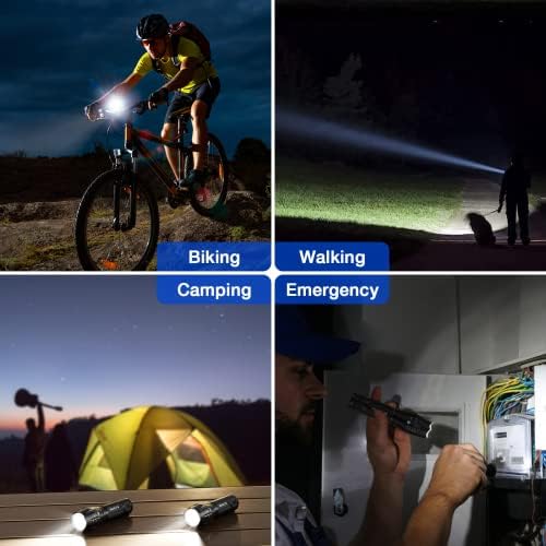 GEARLITE LED Taschenlampe 2000 Lumen - Extrem hell, 5 Modi, IP65 wasserdicht für Camping und Outdoor Abenteuer