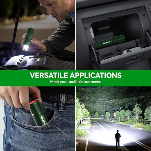 GEARLITE LED Taschenlampe 2000 Lumen - Extrem hell, 5 Modi, IP65 wasserdicht für Camping und Outdoor Abenteuer