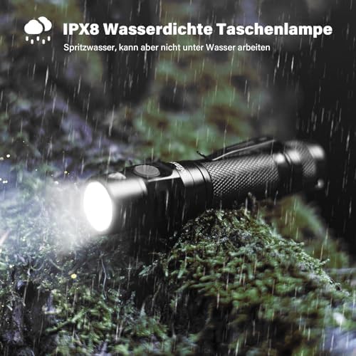 Sofirn SC31 Pro Taschenlampe 2000 Lumen Wiederaufladbar Wasserdicht für Outdoor Abenteuer