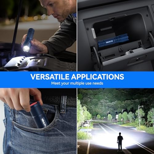 GEARLITE LED Taschenlampe 2000 Lumen - Extrem hell, 5 Modi, IP65 wasserdicht für Camping und Outdoor Abenteuer