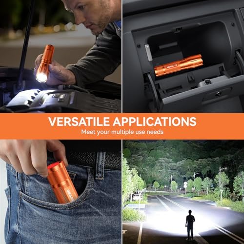 GEARLITE LED Taschenlampe 2000 Lumen - Extrem hell, 5 Modi, IP65 wasserdicht für Camping und Outdoor Abenteuer