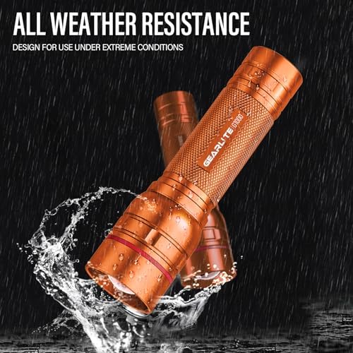 GEARLITE LED Taschenlampe 2000 Lumen – Extrem hell & zoombar, ideal für Camping, Angeln und Notfälle!